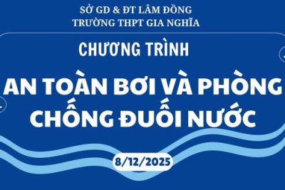 Trường Gia Nghĩa triển khai chương trình  “AN TOÀN BƠI VÀ PHÒNG CHỐNG ĐUỐI NƯỚC”